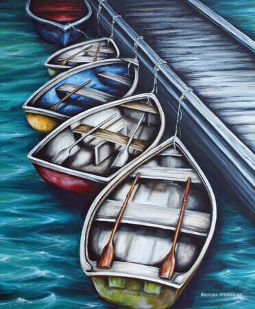 Five Rowboats